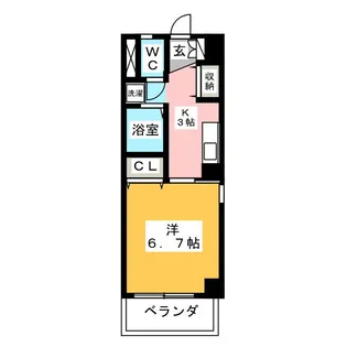 リバーリッチマンション【2階】の間取り
