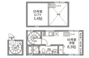 グランエッグス東大前の間取り
