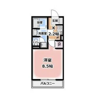 コーストヴィレッジ【1階】の間取り