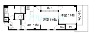 メゾン・ナイアーデ【1階】の間取り