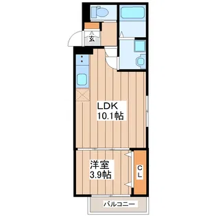 イーストグランデ【3階】の間取り