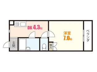 ドミール・エヌ【2階】の間取り
