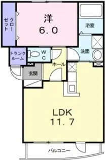 プリムローズ【2階】の間取り