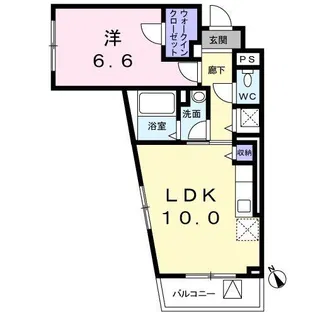 エスモアール杉並【2階】の間取り