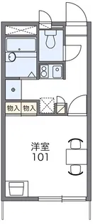 レオパレスMAI【1階】の間取り