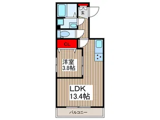 シャルマン草加VI【2階】の間取り