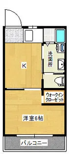 オベント森【2階】の間取り