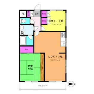 コンフォートハウス【2階】の間取り