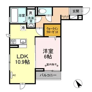 montee amour 2nd【3階】の間取り