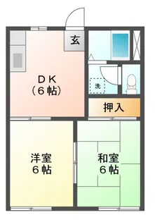 Sunny Corut Miyuki(サニーコートミユキ)【2階】の間取り