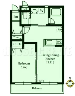 Masters Mansion【2階】の間取り