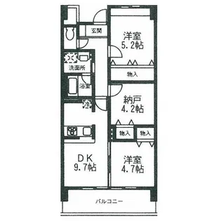 アルビオ北新横浜【5階】の間取り