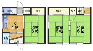広島県福山市草戸町2【一戸建】の間取り