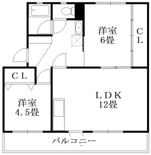 第1三宅ビル【4階】の間取り