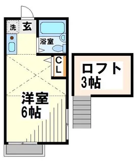 グランディオ府中【2階】の間取り