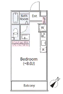 ピエス横浜南【1階】の間取り