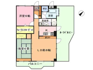 I.S伊東【6階】の間取り