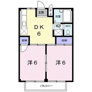 エスポワールA【2階】の間取り