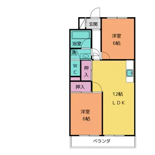 コーポナリタ【3階】の間取り