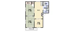 レジデンス沖見【2階】の間取り