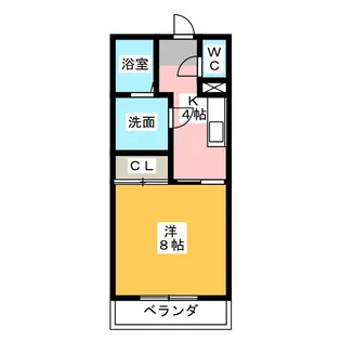 エトワール【1階】の間取り