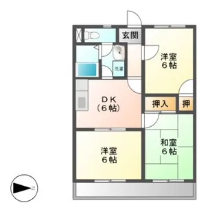 ラ・ブランシュ【2階】の間取り