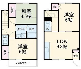 コートハウス小矢部の間取り