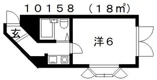 1Kの間取り画像