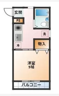 旭ハイツ【1階】の間取り