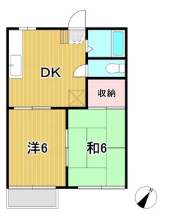 コーポあんず【2階】の間取り