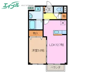 ルーチェ塚本【1階】の間取り