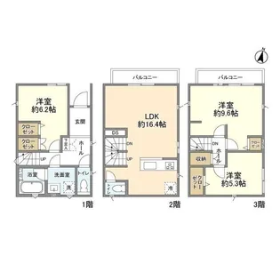 埼玉県川口市西川口6【一戸建】の間取り