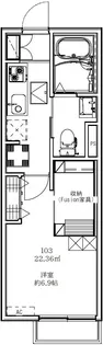 Kafer今川【1階】の間取り