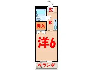 メゾンリバーサイド【1階】の間取り