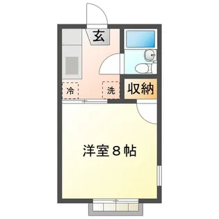 コーポボナール【2階】の間取り