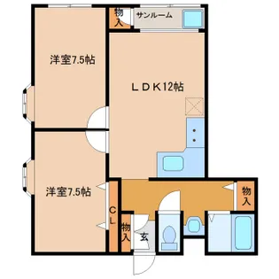 レラカムイ【4階】の間取り