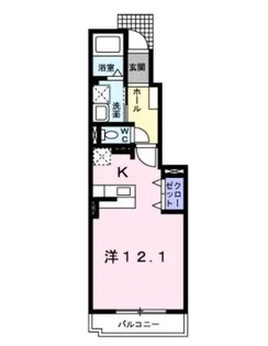 メゾン♪フォルテ【1階】の間取り