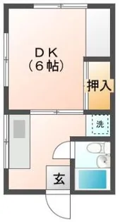 サンライズ西【1階】の間取り