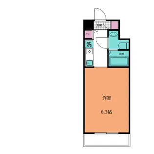 アーバンフラッツ新栄【9階】の間取り