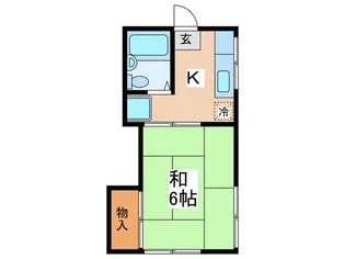 ヨシダコーポ【1階】の間取り