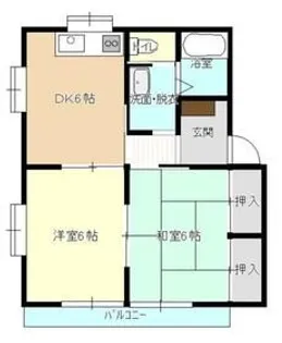 レ・アール小池【2階】の間取り