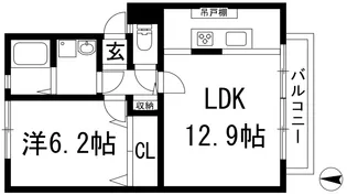 コートビレジ2【2階】の間取り