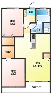 神奈川県小田原市城山3【アパート】の間取り