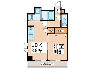 Fwal tym【2階】の間取り