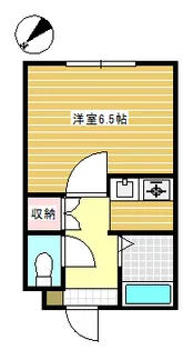 ネクスト中野山【2階】の間取り