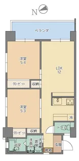 トーマス南上原【9階】の間取り
