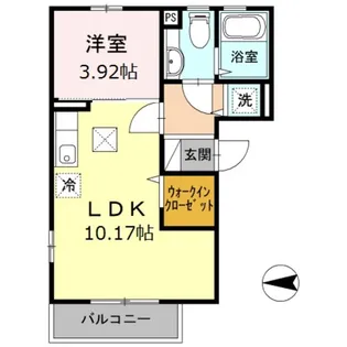 グランド ソレーユ【1階】の間取り