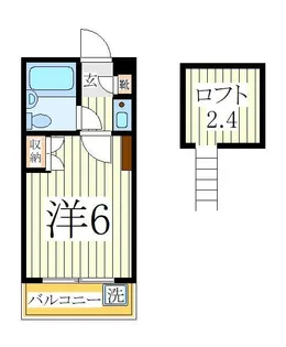 ジュネパレス我孫子第05【2階】の間取り