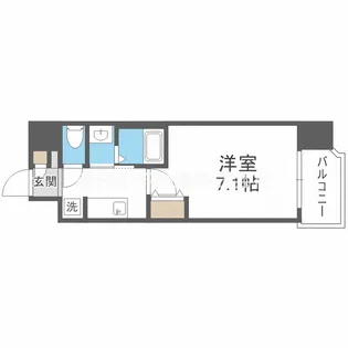 大阪府大阪市生野区新今里4【マンション】の間取り