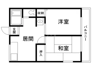 シティハイムアビンドン【1階】の間取り
